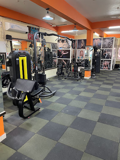 View of gym equipment.